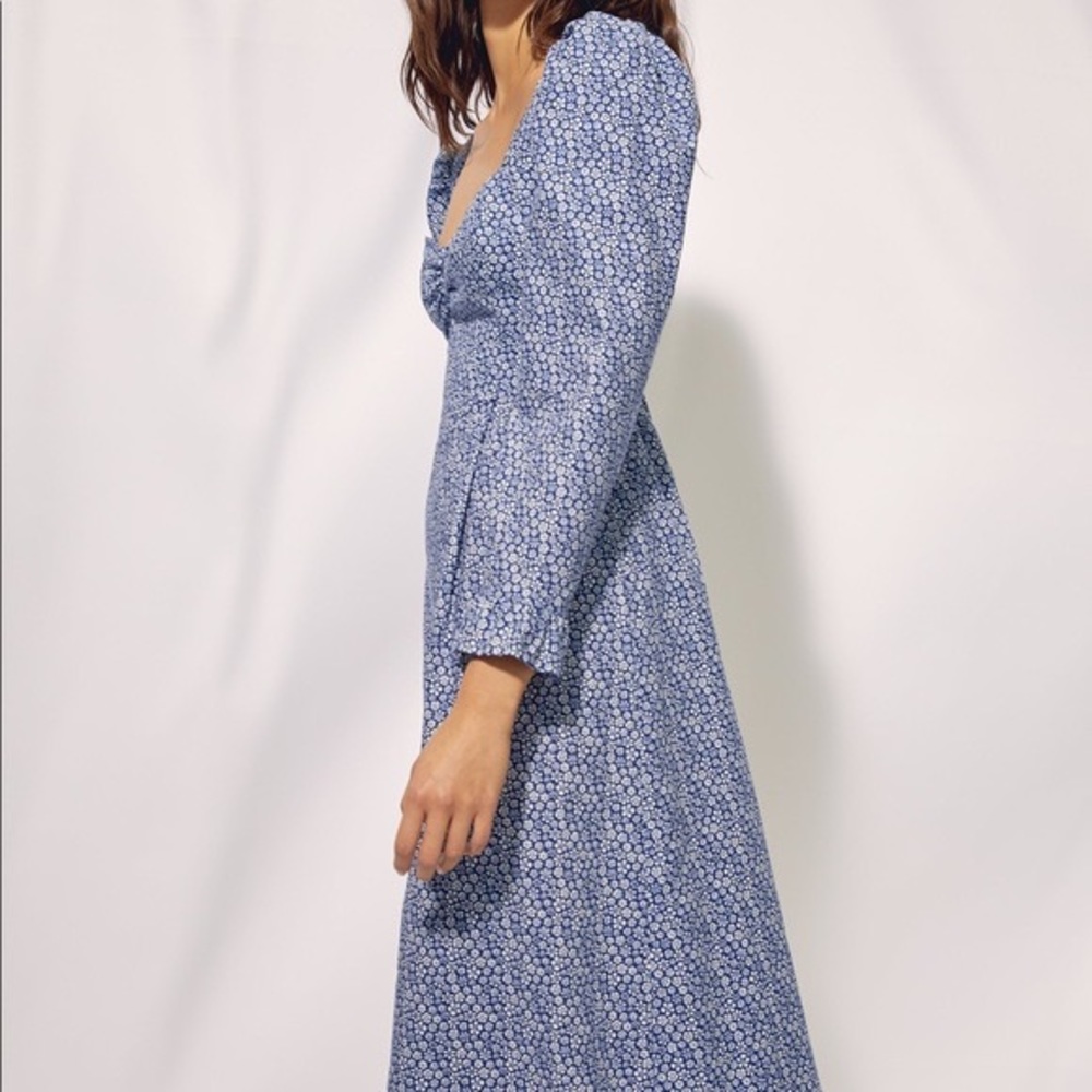 Wilfred Polly Dress in Blue, New Without Tags